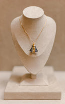 Colar Nossa Senhora Aparecida com Manto de Zircônia