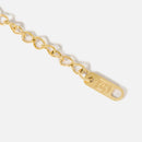 Colar de Trevo Verde Banhado em Ouro 18k